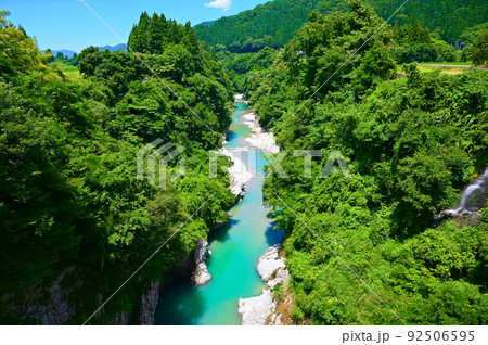 手取峡谷　大東橋からの眺め　白山市 92506595