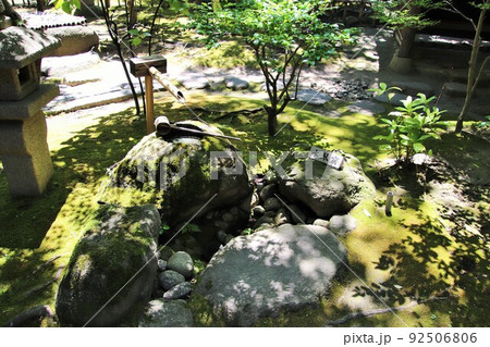 福岡市の楽水園の水琴窟 福岡市の楽水園の水琴窟 92506806