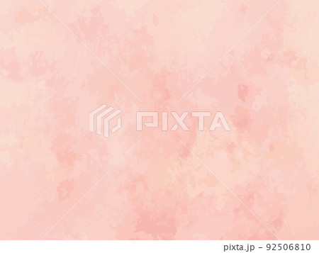 綺麗なピンクの水彩テクスチャ背景イラスト 92506810