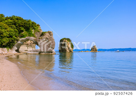 白浜恋路海岸 和歌山県白浜温泉 白浜恋路海岸 和歌山県白浜温泉 92507426