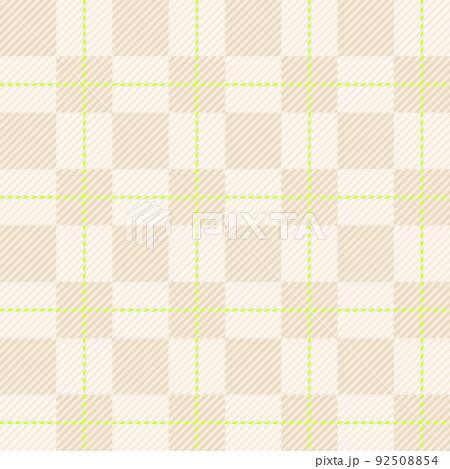 チェック柄の背景イラストイメージ 92508854