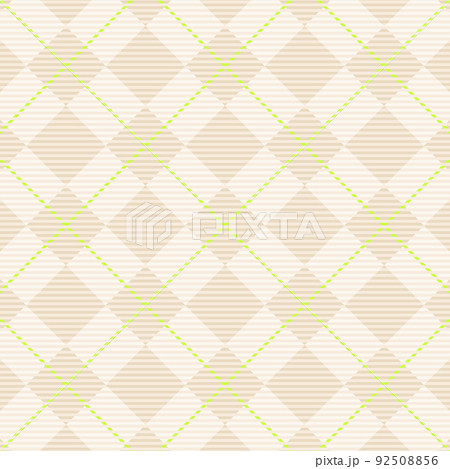 チェック柄の背景イラストイメージ 92508856