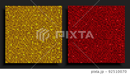 Poster gold and red sequins, glitters, sparkle Poster gold and red sequins, glitters, sparkle 92510070