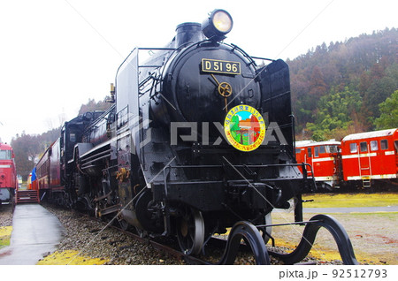 雨の鉄道文化むらの風景 雨の鉄道文化むらの風景 92512793