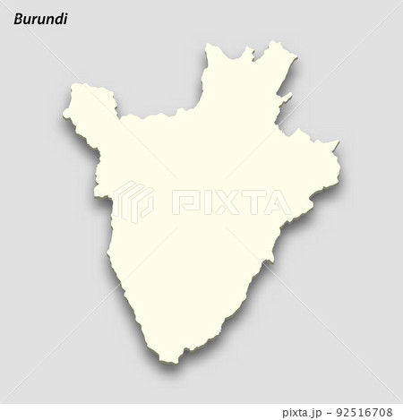 3d isometric map of Burundi isolated with shadow 3d isometric map of Burundi isolated with shadow 92516708