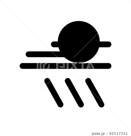 Illustration Vector Graphic of Rain Icon Illustration Vector Graphic of Rain Icon 92517331