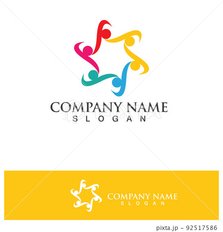 Community group logo, network and social icon Community group logo, network and social icon 92517586