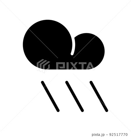 Illustration Vector Graphic of  Rain Icon 92517770