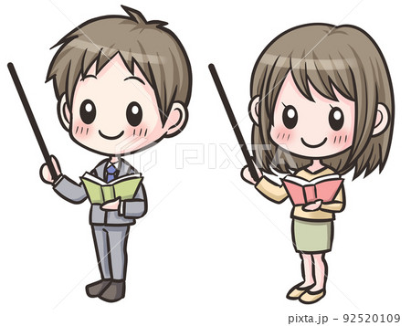 男の先生と女の先生 92520109