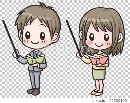 男の先生と女の先生 92520109