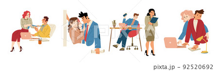 Sexual harassment at work, abuse, violence at job 92520692