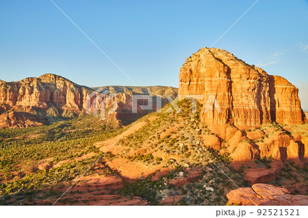 Landscape of Bell Rock on a clear sky 92521521