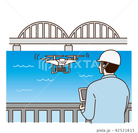 ドローン　インフラ　点検　架橋 92521615