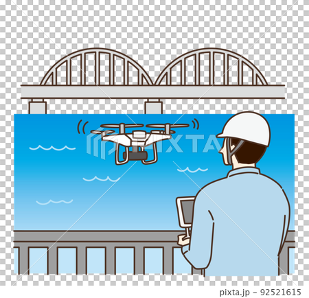 ドローン　インフラ　点検　架橋 92521615