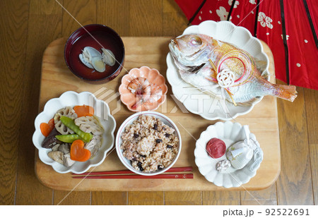 お食い初め御膳 92522691