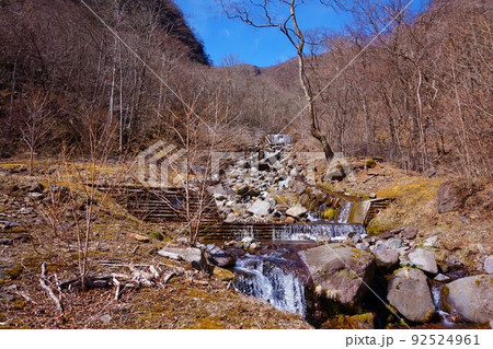 利平茶屋森林公園　鳥居川　渓間工　治山ダム工　谷止工　床固工 92524961