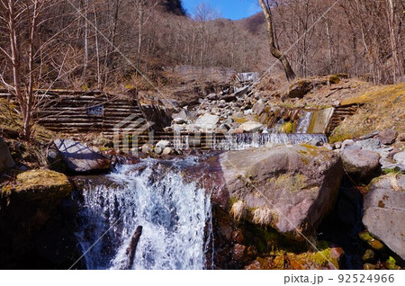 利平茶屋森林公園　鳥居川　渓間工　治山ダム工　谷止工　床固工 92524966