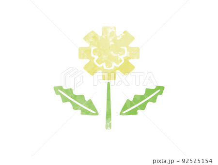 Illustration of dandelion - Stock Illustration [92525154]