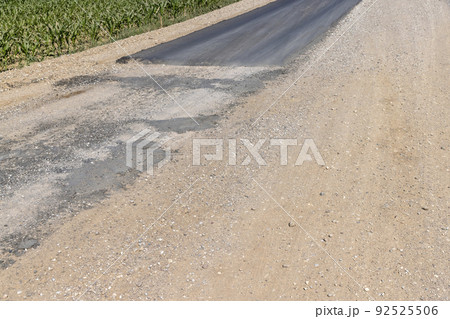 paved road for car traffic 92525506