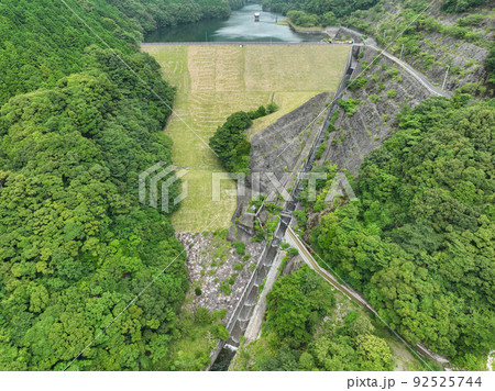 愛媛県愛南町 大久保山ダムの風景 愛媛県愛南町 大久保山ダムの風景 92525744