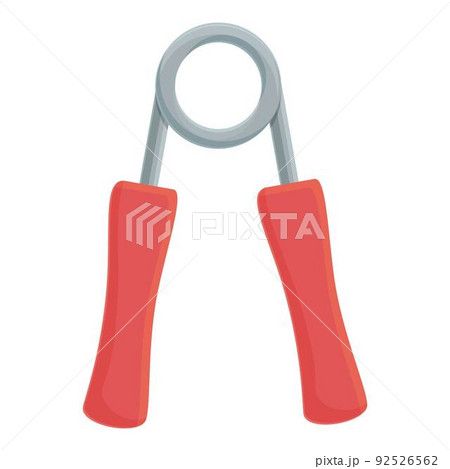 Muscular espander icon cartoon vector. Hand exercise. Sport trainer 92526562