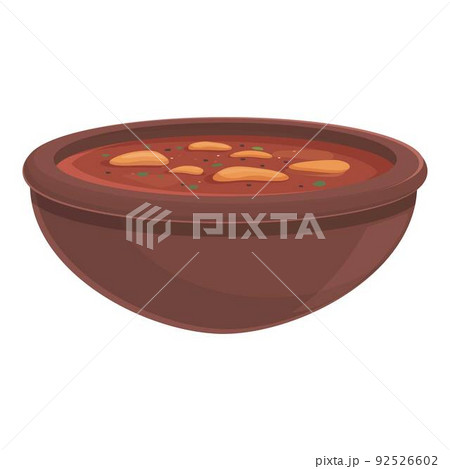 Bean tomato soup icon cartoon vector. Food portugal. Cuisinea meal 92526602