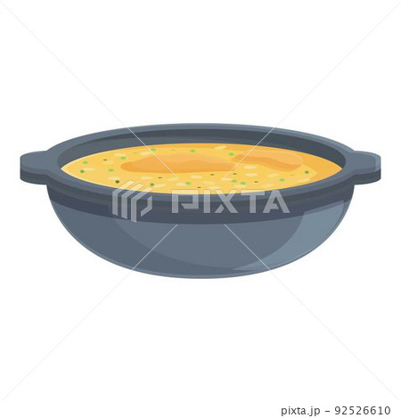 Cheese soup icon cartoon vector. Portugal food. Cuisine meal 92526610