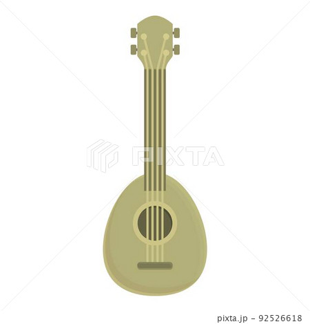 Bass ukulele icon cartoon vector. Guitar ukulele. Acoustic art Bass ukulele icon cartoon vector. Guitar ukulele. Acoustic art 92526618