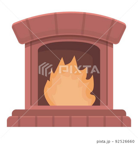 Cooking furnace icon cartoon vector. Burning fire. Pizzeria bakery Cooking furnace icon cartoon vector. Burning fire. Pizzeria bakery 92526660