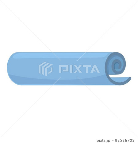 Spa roll icon cartoon vector. Fabric towel. Cloth blanket 92526705
