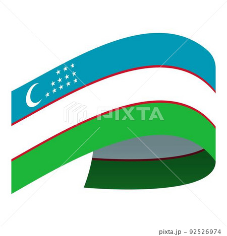 Uzbekistan tashkent icon cartoon vector. Independence flag. Asia world 92526974
