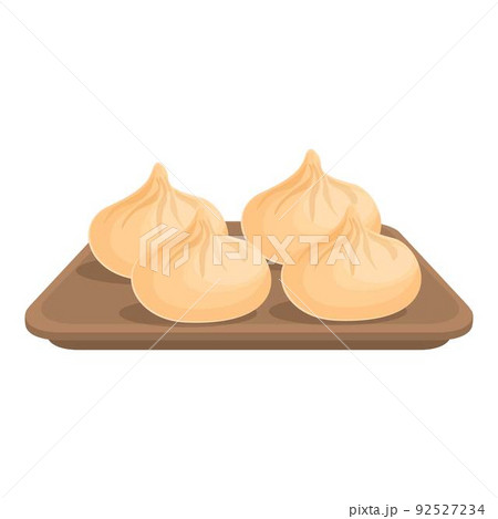 Baozi dumpling icon cartoon vector. Bao bun. Asian steam 92527234