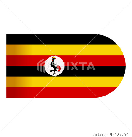 Uganda stand flag icon cartoon vector. National heroes. Africa republic 92527254