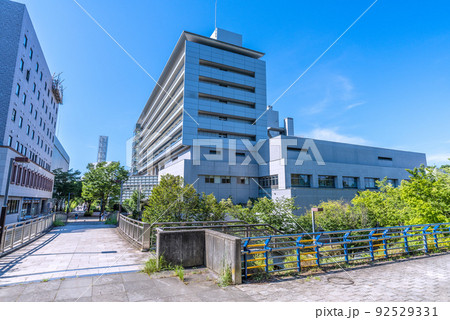 日本の横浜都市景観 昭和大学横浜市北部病院などを望む＝横浜市都筑区 92529331