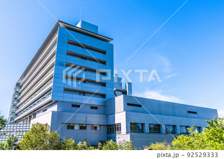 日本の横浜都市景観 昭和大学横浜市北部病院などを望む＝横浜市都筑区 92529333