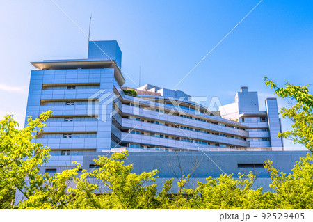 日本の横浜都市景観 昭和大学横浜市北部病院などを望む＝横浜市都筑区 92529405