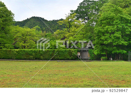 タイムスリップしたような京都市嵯峨野の落柿舎 タイムスリップしたような京都市嵯峨野の落柿舎 92529847
