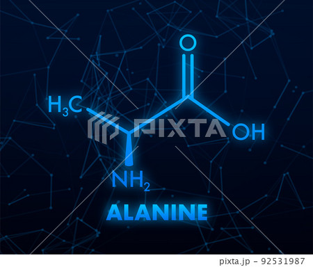 Alanine formula, great design for any purposes. Alanine formula 92531987
