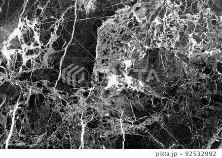 Beautiful natural black marble background with abstract white pattern.. Beautiful natural black marble background with abstract white pattern.. 92532992