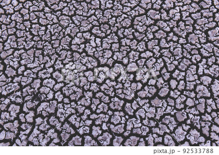 Cracked dry soil, Patagonia, Argentina Cracked dry soil, Patagonia, Argentina 92533788