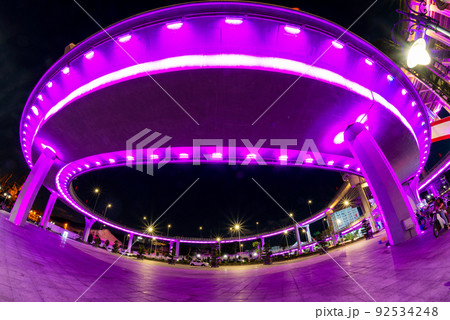 Hoang Van Thu bridge in Hai Phong, Vietnam. 92534248