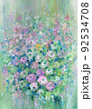 透明水彩 水彩画 花 92534708