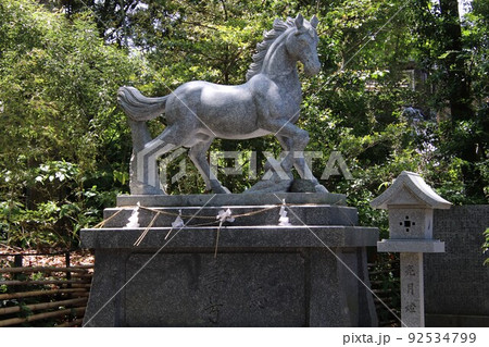 下関市長府の乃木神社境内風景 下関市長府の乃木神社境内風景 92534799