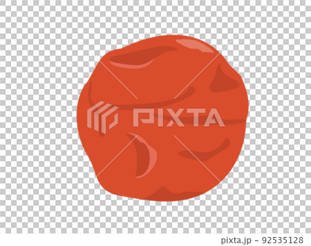 梅干しをイメージしたイラスト 92535128