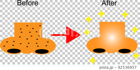 Nose skin care before and after 92536957