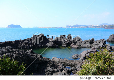 済州島 海岸 沿岸 92537108