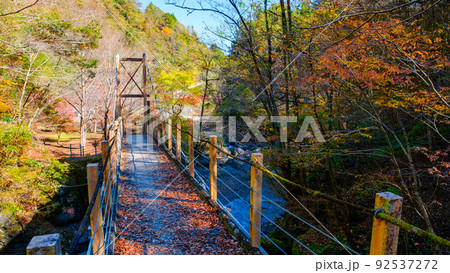 大柳川渓谷（秋）：竜門橋 92537272