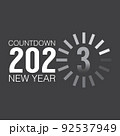 Loading Of 2023 Countdown Vector Illustration. 92537949