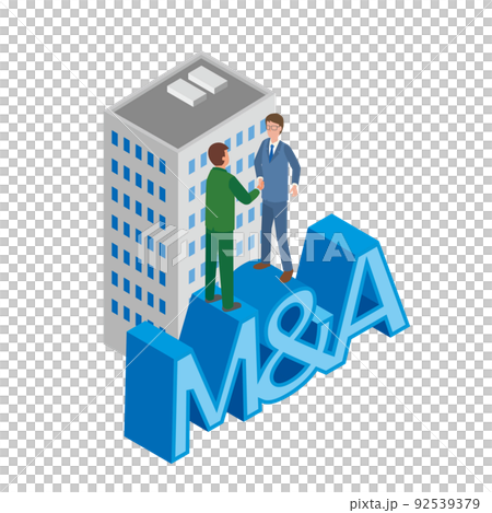 M&Aのイメージイラスト 92539379