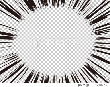 集中線4（主線黑色） 92540247